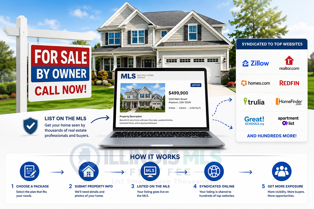 how illinois flat fee mls listing works